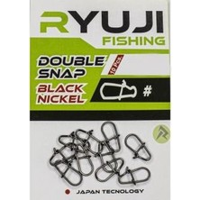 Ryuji Double Snap Klips 10 Adet Klips