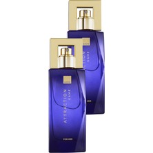 Avon Attraction Game Kadın Parfüm Edp 50 Ml. Ikili Set