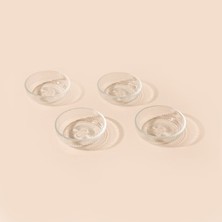 Sigma Home Ostello 4'lü Kahvaltılık Kase - Şeffaf - 10 cm