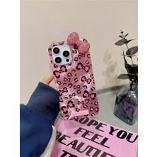 KumOziShop iPhone 12/12 Pro Uyumlu Yazısız Fiyonk Desenli Fiyonk Aksesuarlı Şeffaf Kılıf