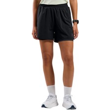 Odlo 2-in-1 Short Essential 4 Inch Kadın Siyah Koşu Şortu