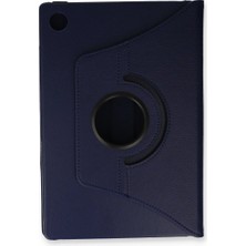 Esranın Dünyası  Galaxy Tab A9 Plus Kılıf 360 Tablet Deri Kılıf - Lacivert