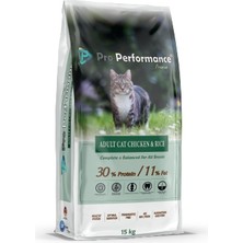 Pro Performance Premium Tavuklu Yetişkin Kedi Maması 15 kg Dengeli Beslenme İçin Özel Formül