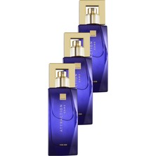 Avon Attraction Game Kadın Parfüm Edp 50 Ml. Üçlü Set