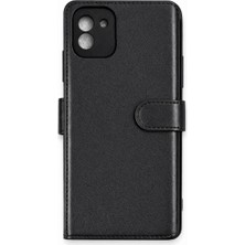 WebMediCode  Galaxy A03 Core Kılıf Trend S Plus Kapaklı Kılıf - Siyah