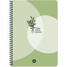 Keskin Color Hisli Şeyler A4 Çizgili Spiralli Defter - Sığmıyorum Dünyaya