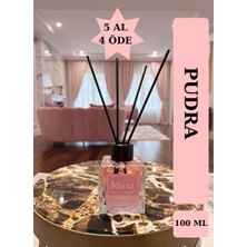 Misra Home 100ML Pudra Kokusu Çubuklu Oda Kokusu Powder Kokusu Dolap Banyo Ev Oda Parfümü