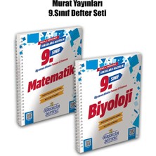 Murat Yayınları 2026 Yeni Baskı 9.sınıf Matematik - Biyoloji Öğrencim Defteri | 2'li Set