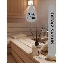 Misra Home 100ML Beyaz Sabun Kokusu Çubuklu Oda Kokusu Koku Dolap Kokusu Oda Parfümü Kokusu White Soap