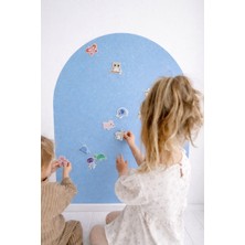 Eray Paper Karlar Ülkesi Mavi Simli Manyetik Duvarpano - Montessori Pano