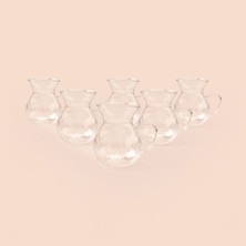 Noveer 6'lı Borosilikat Çay Bardak Seti - Şeffaf - 150 ml