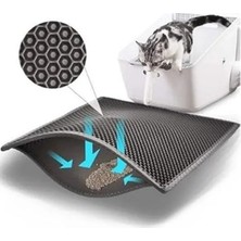 Calperia 60X120 cm Siyah Kedi Kumu Paspası, Kullanışlı