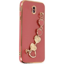 WebMediCode  Galaxy J7 Pro / J730 Kılıf Esila  - Kırmızı