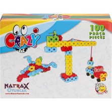 Timion  1713 Crazy 100 Parça Blok Seti -Akçiçek Oyuncak