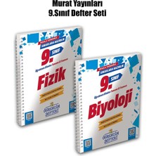 Murat Yayınları 2026 Yeni Baskı 9.sınıf Fizik - Biyoloji Öğrencim Defteri | 2'li Set