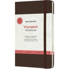 Moleskine Voyageur Travellers Notebook 11.5X17.5 Coffee Brown