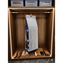 House & More 6 Gözlü Askılı El Çantası Düzenleyici Organizer - Toz Koruyucu Dolap Içi Çanta Asıcı (Gri, Lacivert, Krem)