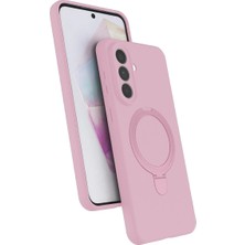 WebMediCode  Galaxy A57 5g Regal Magsafe Standlı Kapak - Açık Pembe
