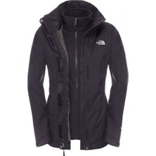 The North Face W Evolve II Triclimate Kadın Siyah Mont Kalın Kesim Outdoor Kullanımı İçin