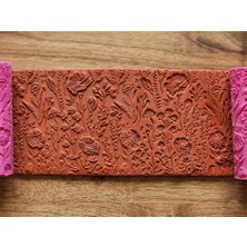Atölye Dekupaj Model 139 - Deboss & Emboss İkili Set - Polimer Kil Seramik Çamuru Doku Oklavası