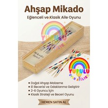 Yupulu Spiel Oyun Çubukları Ahşap Kutulu Hediye Paketi Karne Hediyesi