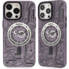 WebMediCode  Iphone 14 Pro Kılıf Apollo Magneticsafe Desenli Kapak - Apollo Mor - 5