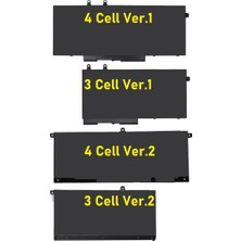 Dell Inspiron 7500 2n1 Black Batarya Pil Retro 3cell V1