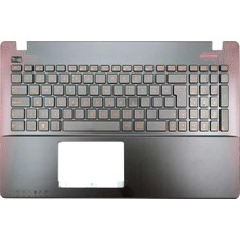 Retro Asus X552EA Klavye Kasa Siyah (Kırmızı Harfli)