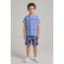 Crassi Erkek Çocuk Şortlu Takım Baskılı