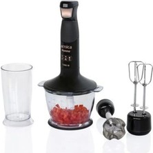 Arnica Panna Siyah-Rose Çoklu Set El Blender 1200 W Güç ve 600 ml Ölçü Kabı ile Fonksiyonel GH21560