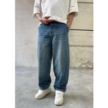 Difransel Jeans Yıkamalı Skater Tintli Baggy Jean