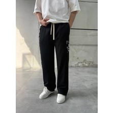 Difransel Jeans Projeckt 96 Baskılı Siyah Eşofman