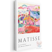 Artarilion Kanvas Duvar Tablosu Matisse View Of Collioure Yüksek Kalite Salon Ofis Dekorasyon Tablo
