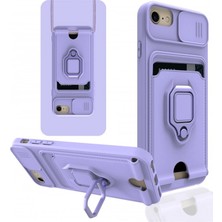 WebMediCode  Iphone 6 Kılıf Zuma Kartvizitli Yüzüklü  - Lila