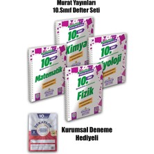 Murat Yayınları 2026 Yeni Baskı 10.sınıf Kimya - Biyoloji - Matematik - Fizik Öğrencim Defteri | 4'lü Set