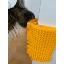 Print Zone Kedi Köpek Köşe Kaşıyıcı ve Tüy Toplayıcı Tarak - Evcil Hayvan Masaj Aleti (Çift Taraflı Bant)