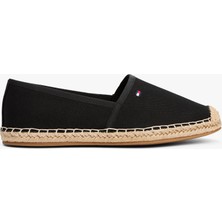 Tommy Hilfiger Tommy Hılfıger Kadın  Siyah Espadril FW0FW08541 Bds