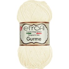 Etrofil Gurme Krem Örgü Ipi 100 gr 350 mt