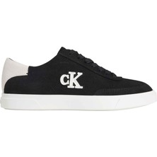 Calvin Klein Calvın Kleın Kadın Marka Logolu Günlük Kullanıma Uygun Siyah-Beyaz Sneaker HW0HW03144 0gm