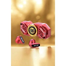 Pileli Store Kırmızı Kablosuz Bluetooth Kulaklık Stres Çarklı Oyuncu Kulaklığı