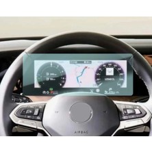 Glassmax Vw Tayron Dijital Gösterge Ekran Koruyucu - Kırılmaz Şeffaf Nano Teknoloji