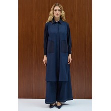 Eskişehir Mağazacılık T26Y-8005 Mıssdalıda Triko Detaylı Denim Spor Kap