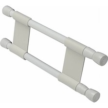 PremiumPort Çiftli Dolap Içi ve Raf Barı, 25-43 Cm, Pratik ve Kullanışlı Tasarım