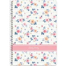 Keskin Color Keskin A4 Çizgili Karton Kapak Doğa Spiralli Defter - Pembe