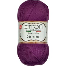 Etrofil Gurme Mor Örgü Ipi 100 gr 350 mt