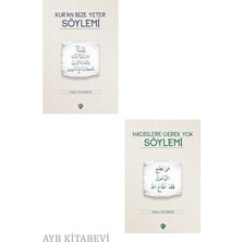 Enbiya Yıldırım 2 Kitap(Kuran Bize Yeter Söylemi+Hadislere Gerek Yok Söylemi)-Tdv-