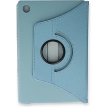  Galaxy Tab A9 Plus Kılıf 360 Tablet Deri Kılıf - Turkuaz