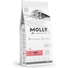 Molly Premium Karides ve Somonlu Yetişkin Kedi Maması 2 kg Lezzetli ve Besleyici