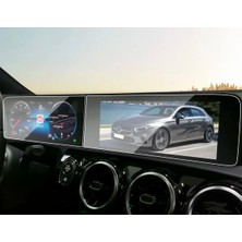 Glassmax Mercedes A Serisi Multimedya ve Dijital Gösterge Ekran Koruyucu - Premium Koruma