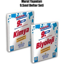 Murat Yayınları 2026 Yeni Baskı 9.sınıf Kimya - Biyoloji Öğrencim Defteri | 2'li Set